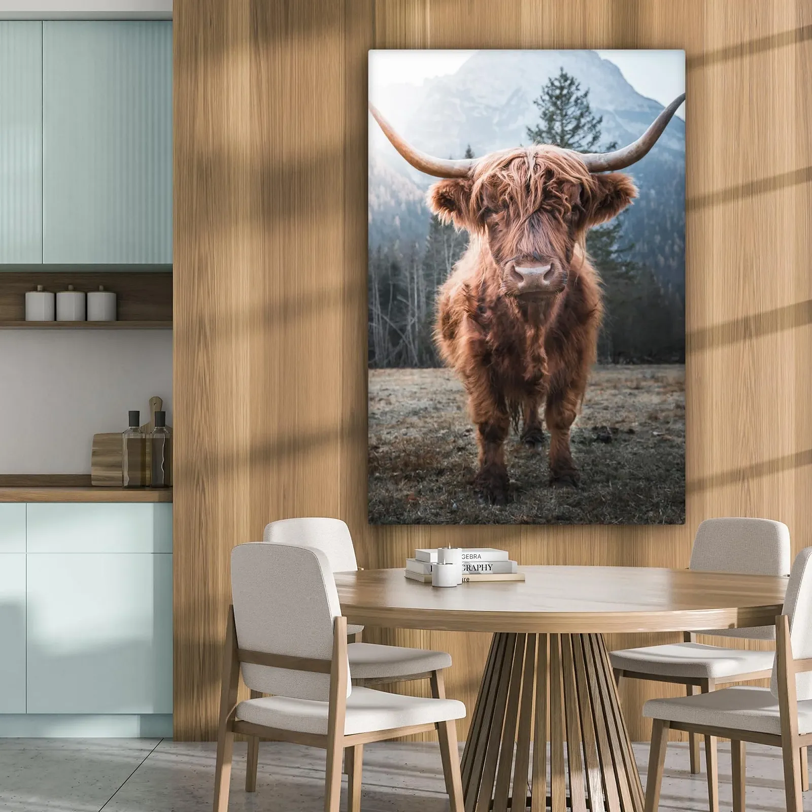 Картина на полотні MuchoWow Шотландська корова 80 x 120 см, фото №4