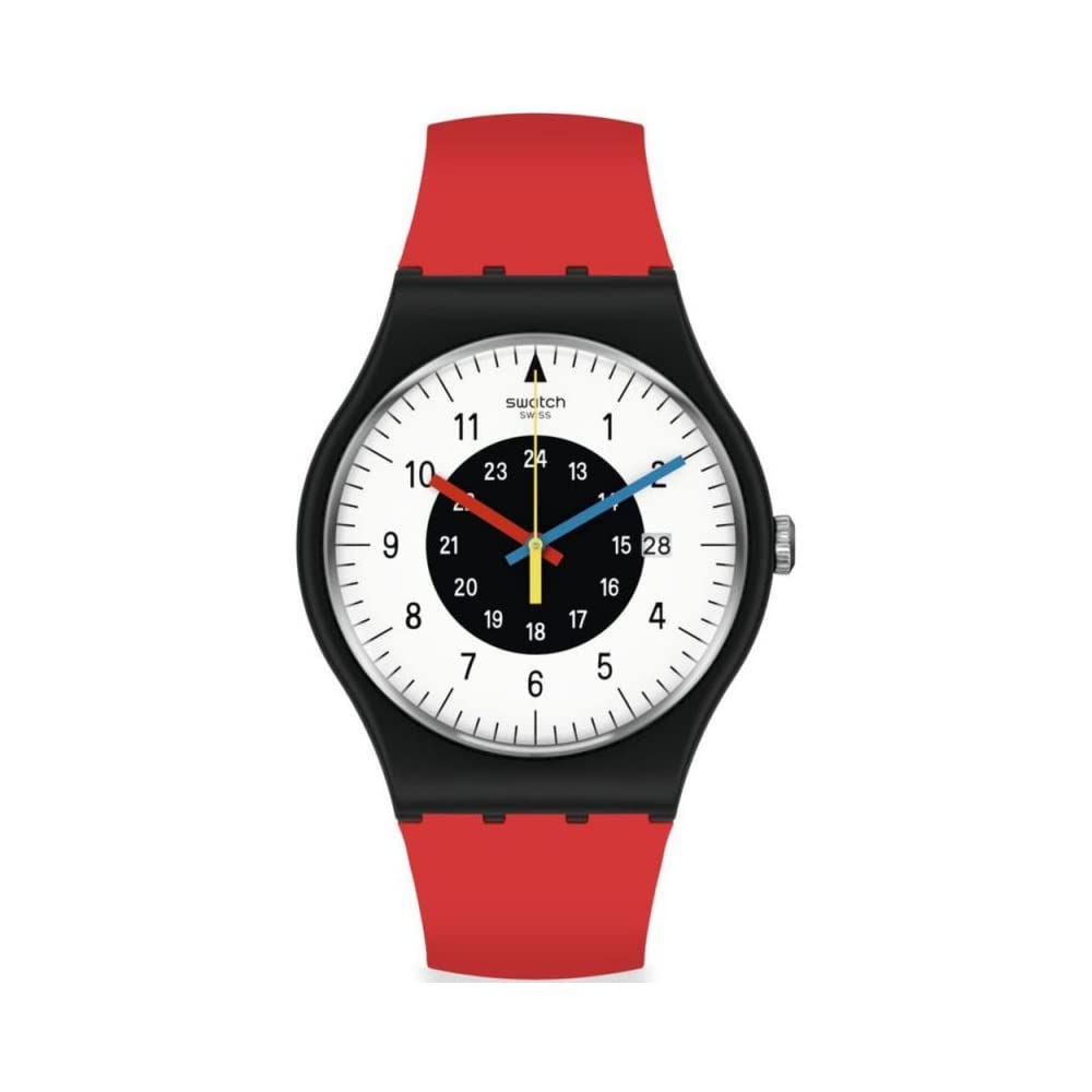 Годинник Swatch New Gent Bio SO32B401-STD Rouge & Noir, фото №1