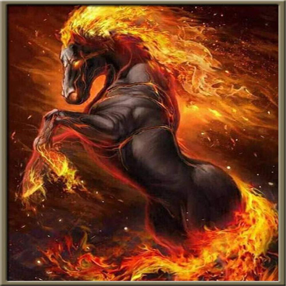 Пазл Horse in flames художественный сложный DIY 1500 деталей, фото №1