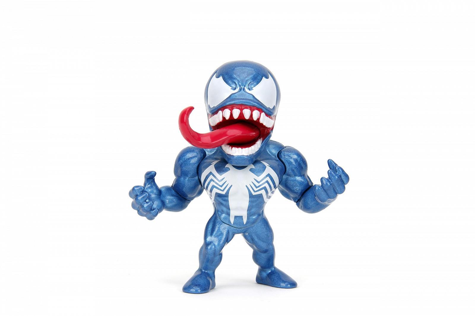 Фигурки Jada, Человек-паук Metalfigs, 4 шт., Человек-паук, Зеленый гоблин, Токсин, Веном, 6,35 см, фото №4