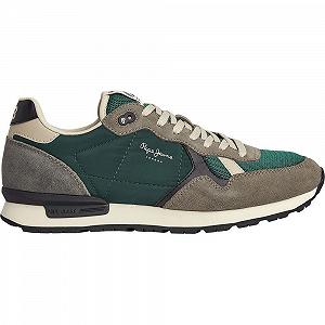 Кроссовки Pepe Jeans Brit Heritage M Кожа Красный - Фото 1