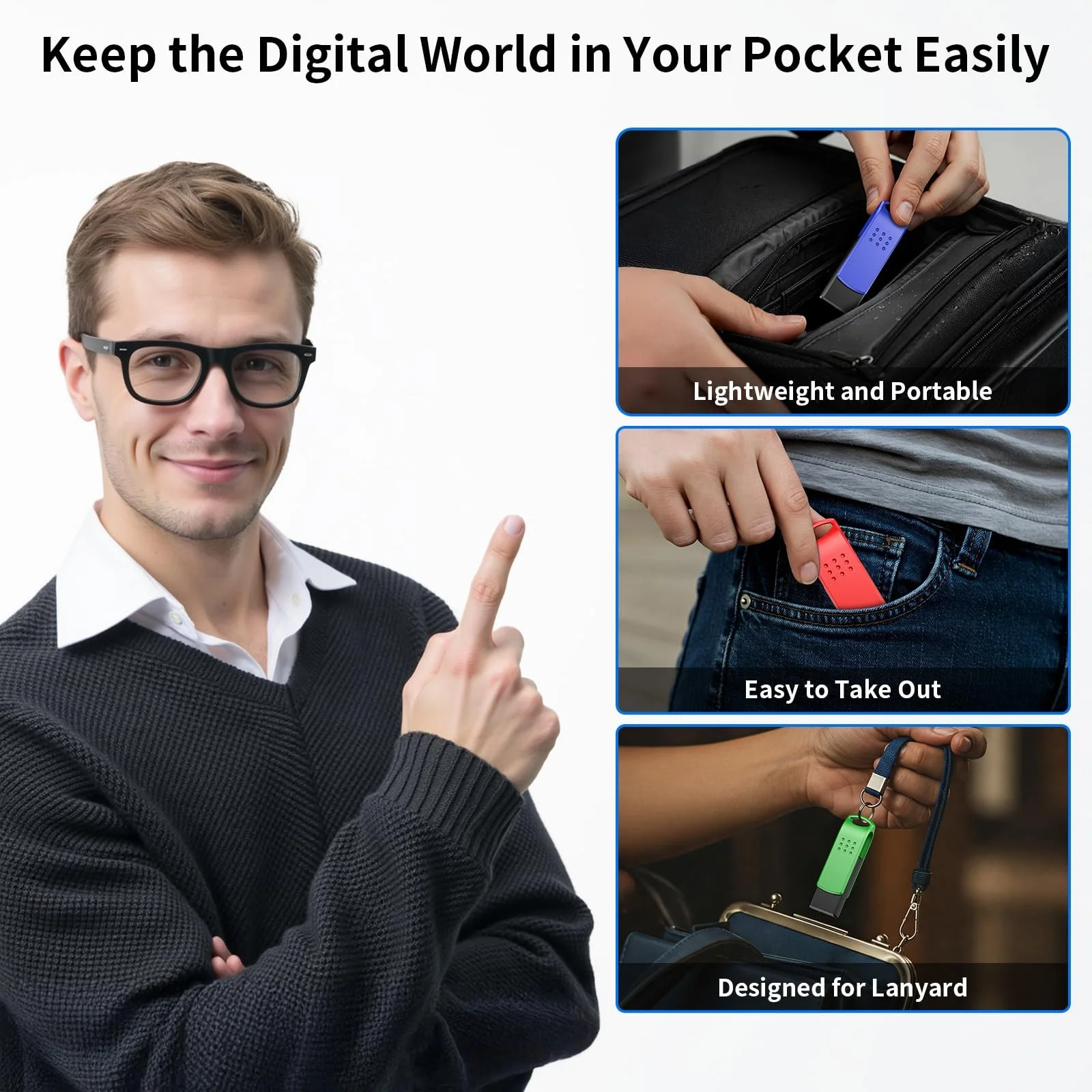 USB-накопичувач KOOTION 64 ГБ 5 штук USB 3.0, фото №6