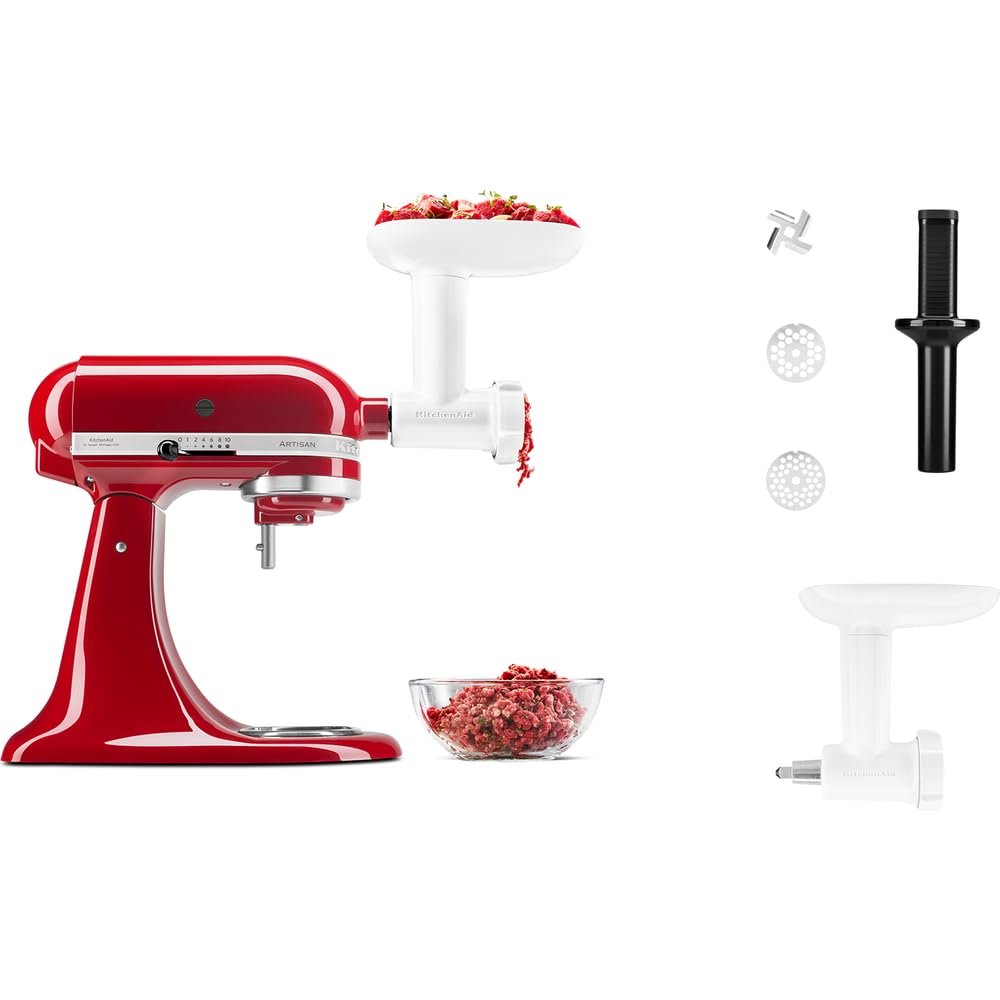 Насадка-м'ясорубка KitchenAid 5KSMFGA Біла, фото №4