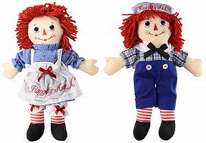 Набор кукол Aurora Classic Raggedy Ann and Raggedy Andy 16'' (40.6 см) - Фото 1