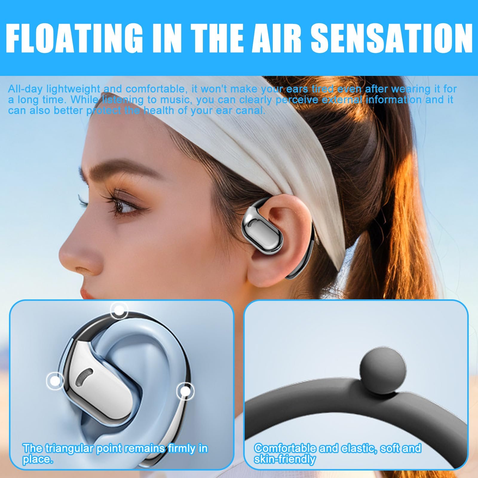 Наушники-переводчики AI с переводом в реальном времени на 144 языка, Bluetooth 5.4, фото №6