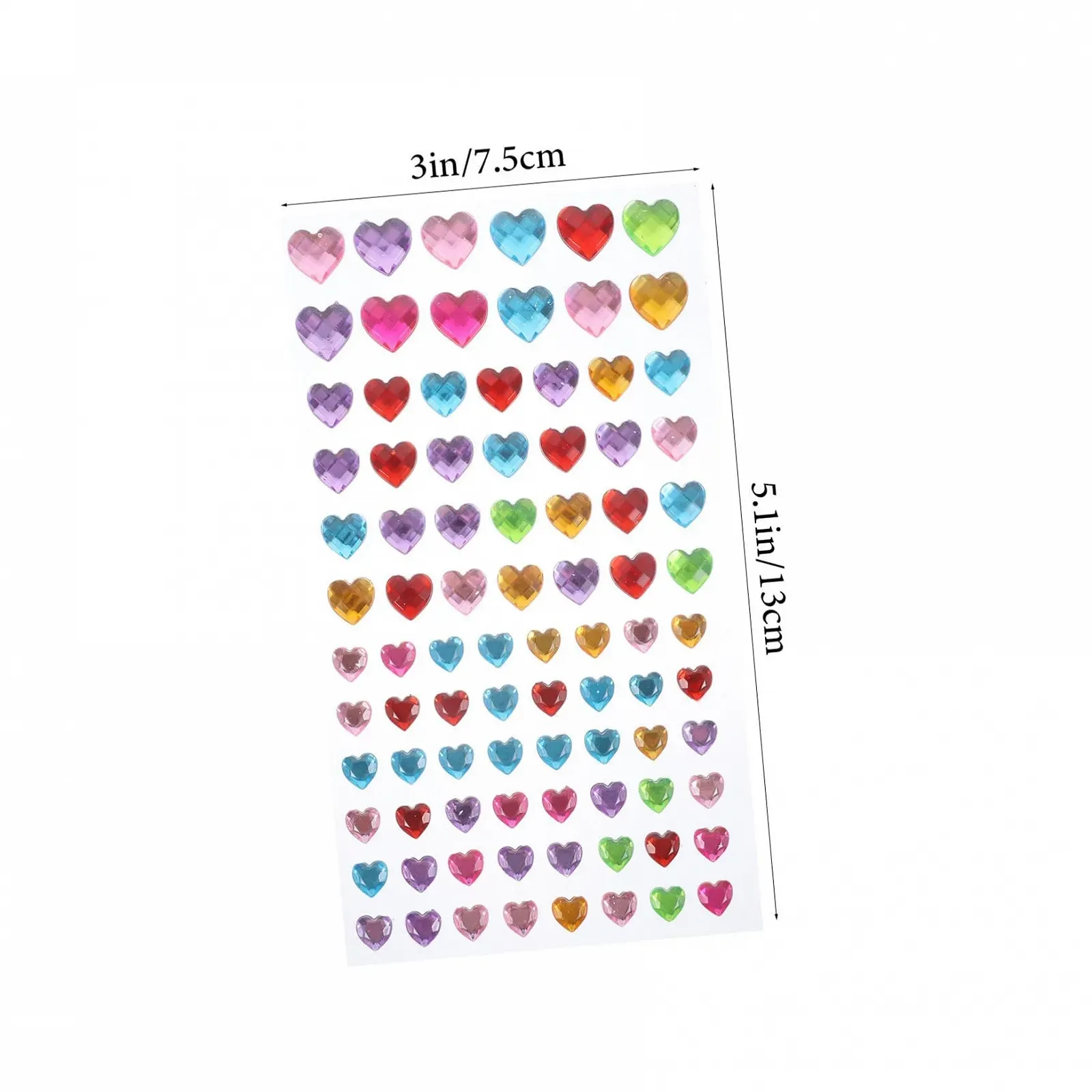 Наклейки 12 аркушів Стрази  Різні форми та кольори, фото №2