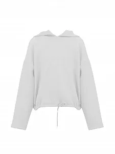 Толстовка LTB Jeans Henozo для дівчат, розмір 176 см, білий - Фото 1