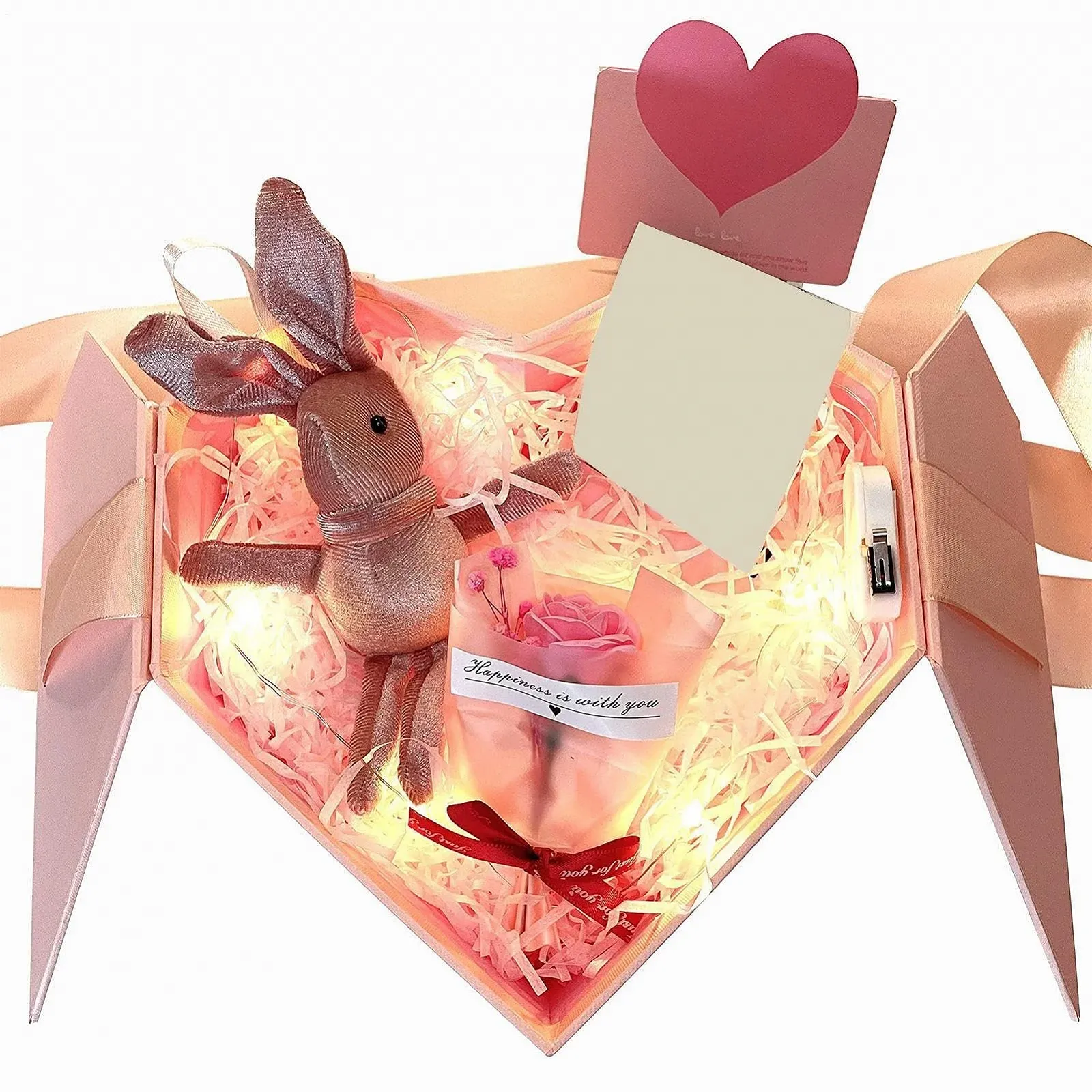 Скарбничка-тримач Festive у формі серця Акрилова, фото №5