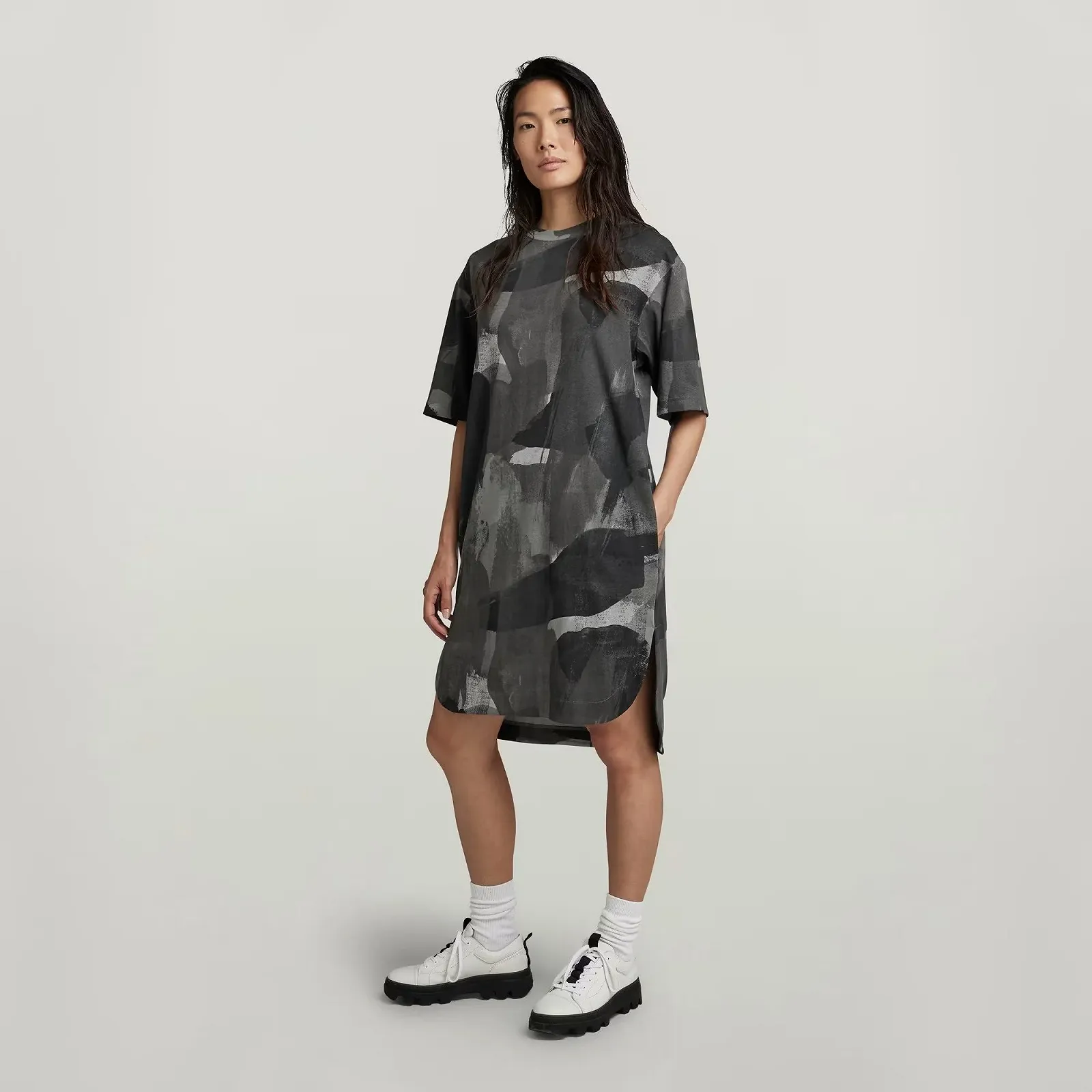 Женское платье G-Star RAW Boxy U Tee Allover Dress - S, фото №2 Женское платье G-Star RAW Boxy U Tee Allover Dress - S, фото №2