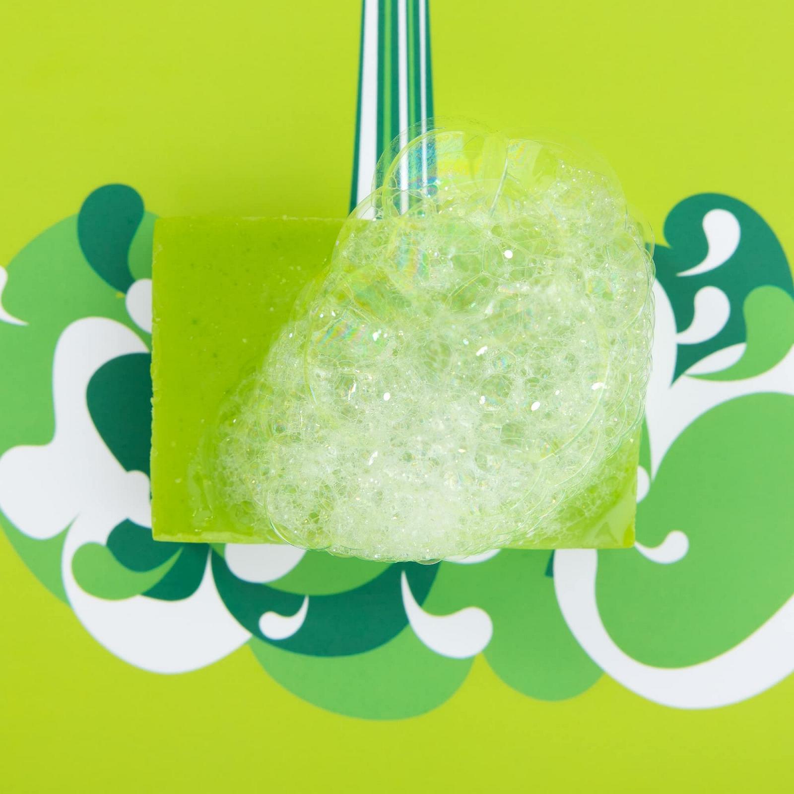 Гель для душу твердий Shower Blocks Lime & Sandalwood зволожувальний веганський без парабенів, фото №4