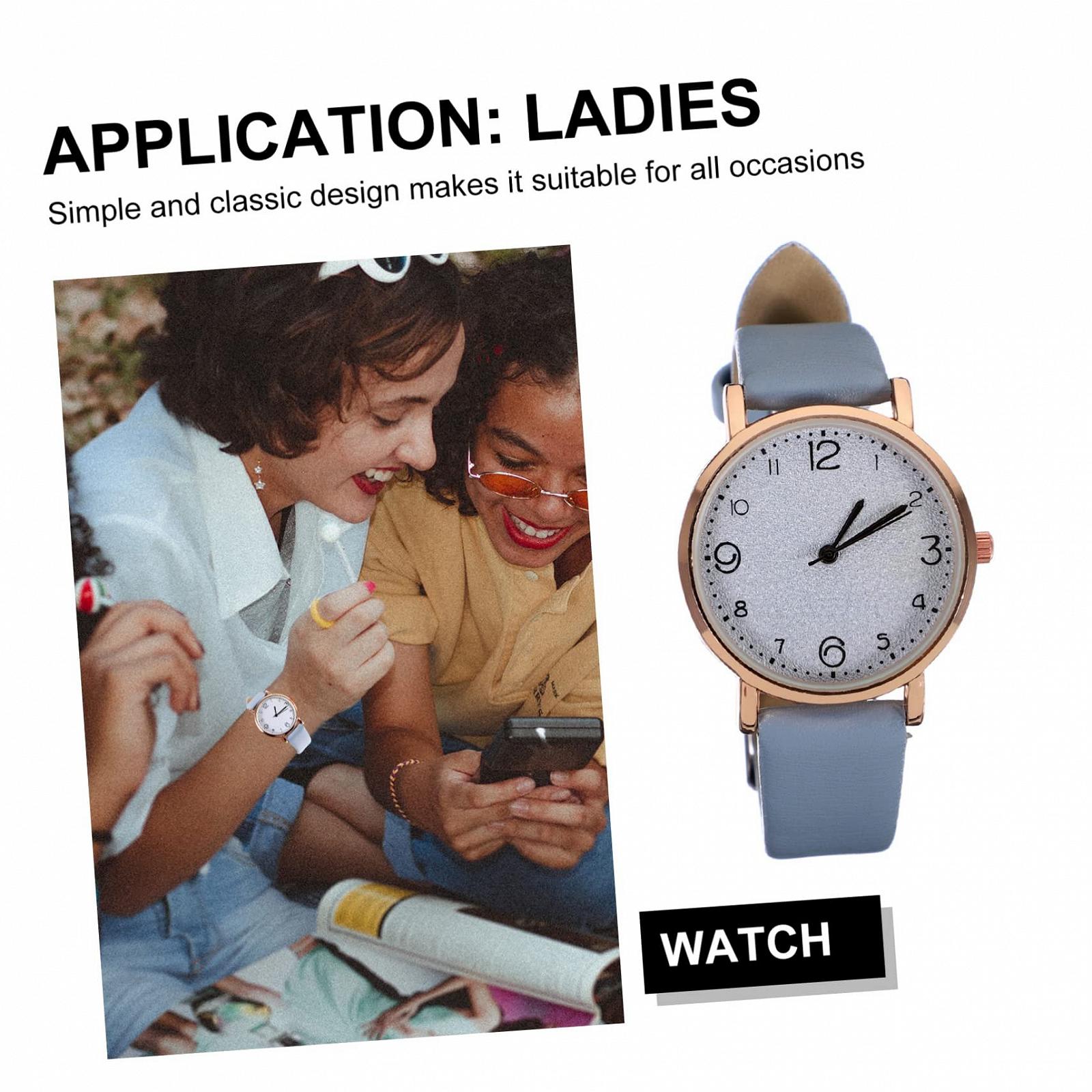 Годинник Healvian з регульованим дизайном, шкіряний ремінець, фото №8