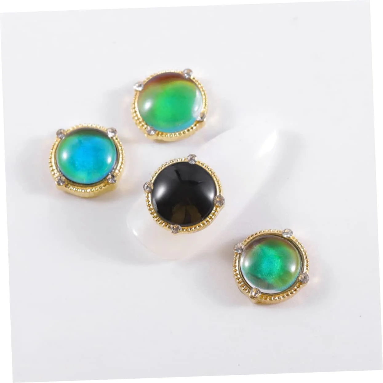 Наклейки Манікюрні 3D Аксесуари для нігтів кристали, фото №4