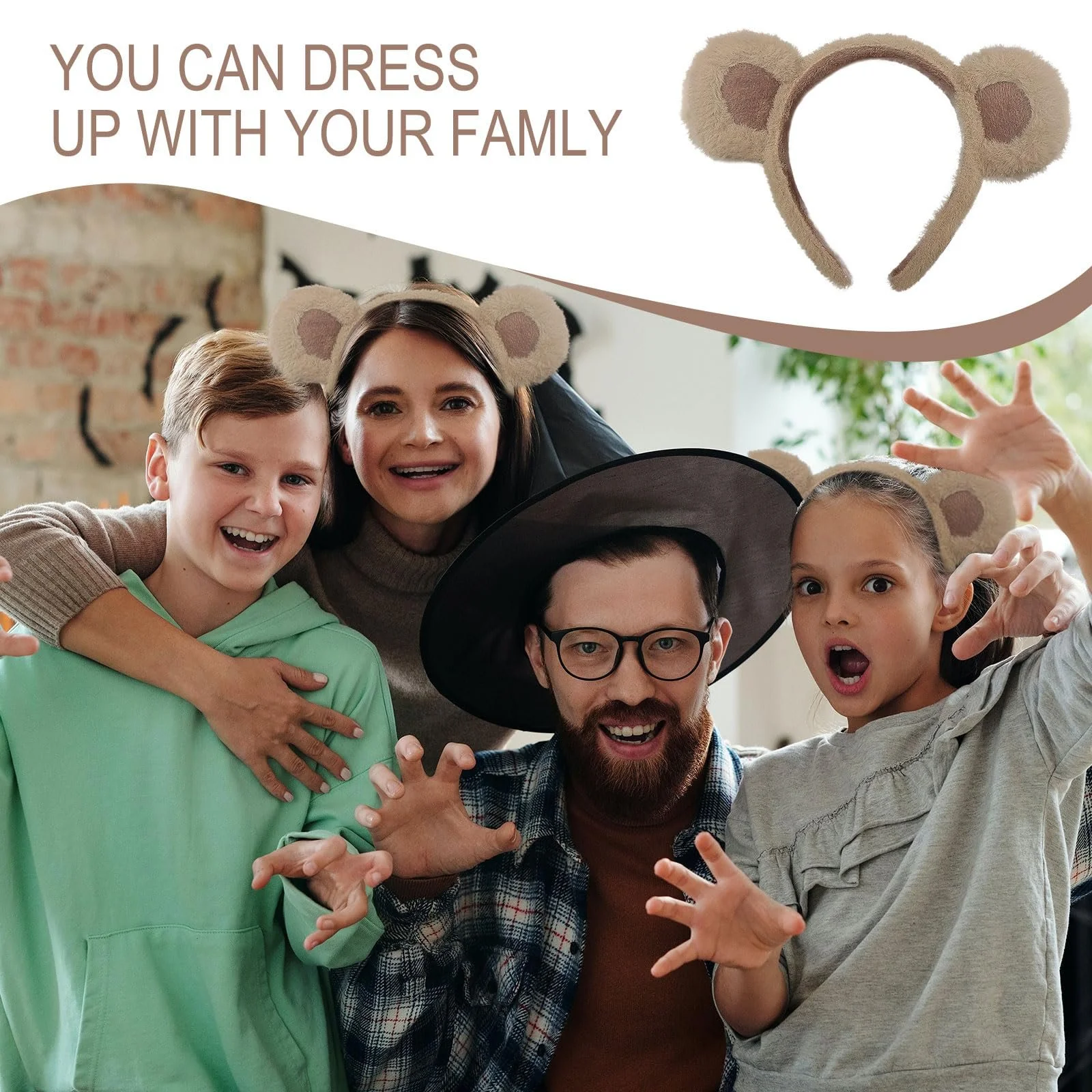 Обруч Ушки мишки Плюшевые ушки, фото №7