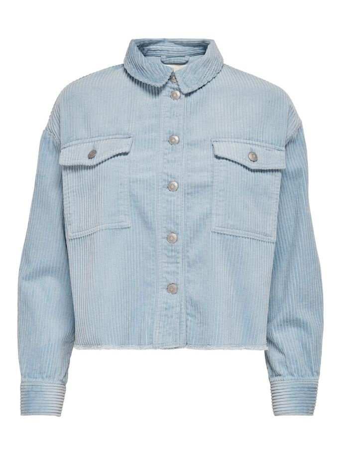 Куртка ONLY ONLMARINA-ENY LIFE L/S CORD JACKET PNT 15222456 Slate Голубой M, фото №3