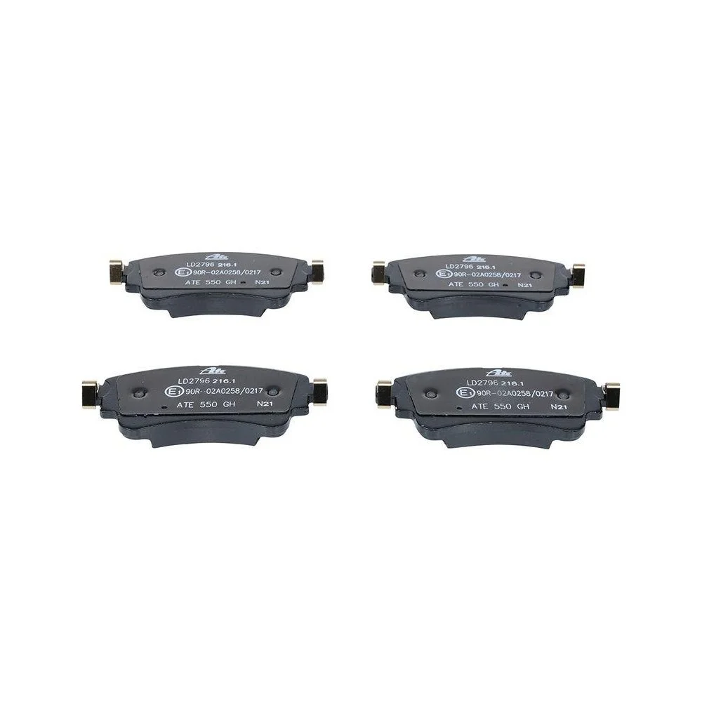 Комплект гальмівних колодок, дискове гальмо ATE Ceramic 13.0470-2796.2 для VAG, фото №1