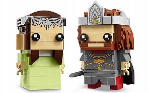 Детский конструктор LEGO Brick Headz Арагорн и Арвен (40632) synthetic.ua - Фото 1