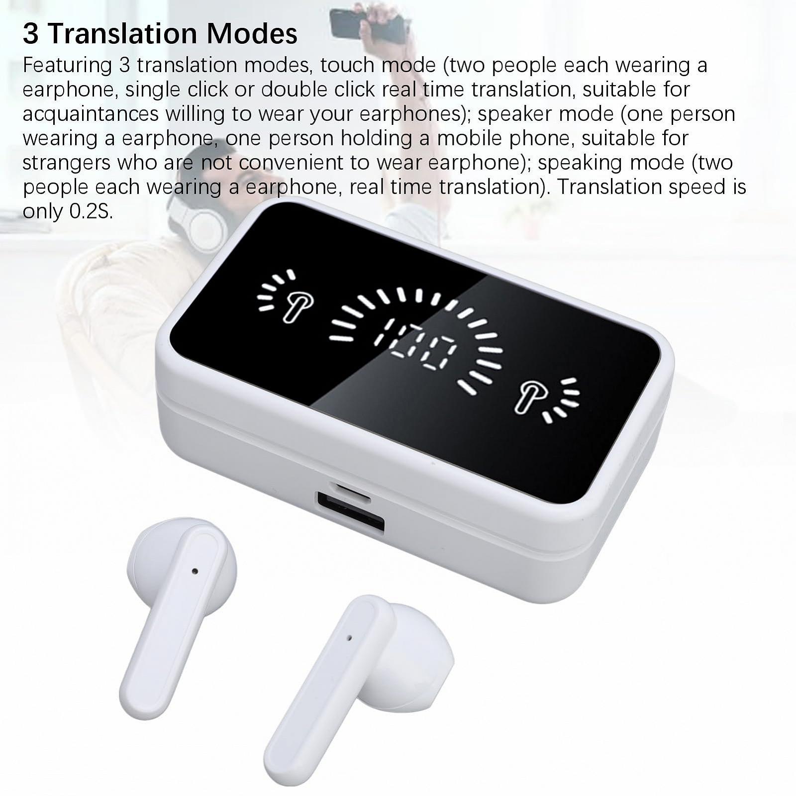 Навушники-перекладачі Bluetooth 5.4 з миттєвим перекладом 144 мовами, фото №7 Навушники-перекладачі Bluetooth 5.4 з миттєвим перекладом 144 мовами, фото №7