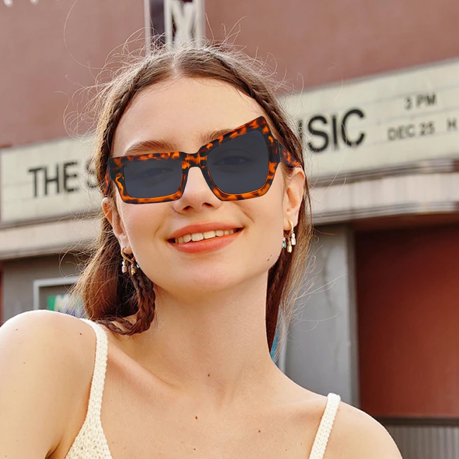 Сонцезахисні окуляри KASESSS Незвичайної форми Чорний, фото №6