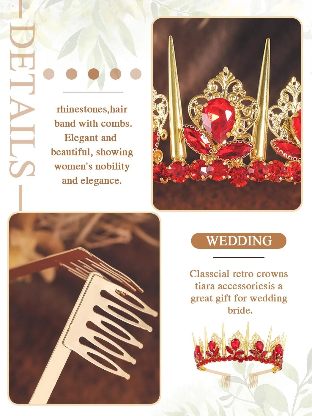 Корона-обруч IYOU Королева Жіноча, фото №3