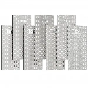 Набір алмазних точильних каменів 7 шт Diamond Honeycomb Silicone base - Фото 1