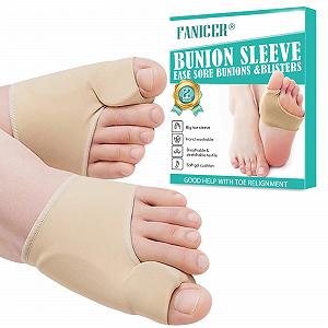 Шкарпетки Hallux Valgus Бежевий (37-43 M) - Фото 1