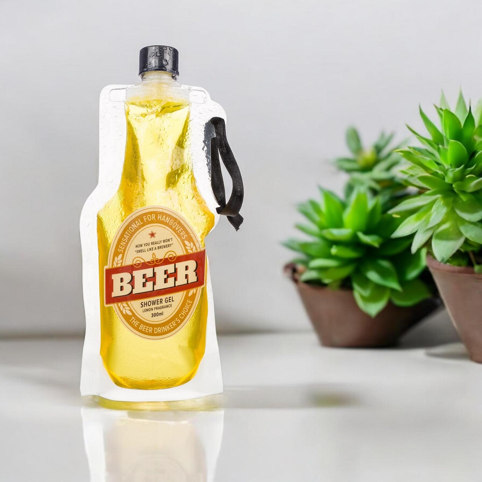 Гель для душу MIJOMA Beer Лимонний аромат 300 мл пакет PET зі стрічкою, фото №5