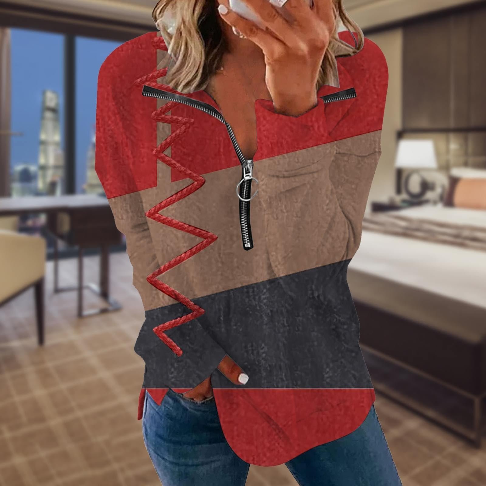 Женский свитшот Generisch с блестками, свободный, с длинными рукавами, тонкая толстовка Harajuku, женский свитшот с круглым вырезом, костюм на Хэллоуин, женский свитшот, свитшот оверсайз, фото №4