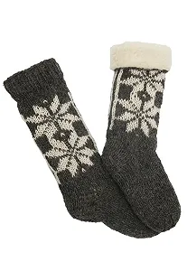 Шкарпетки В'язані вручну з мериносової вовни - Фото 1