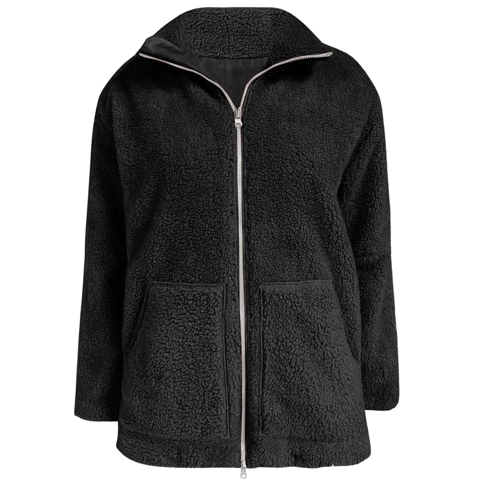 Куртка Teddy Sfwqoifou Флісова для Дівчат, фото №4 Куртка Teddy Sfwqoifou Флісова для Дівчат, фото №4