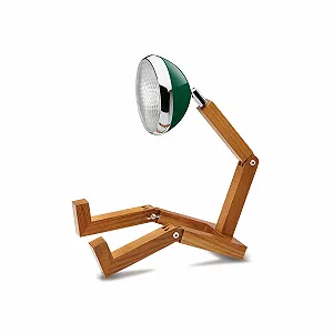 Настільна лампа Mr Wattson Original Handmade Adjustable LED 15.5 x 18-40 см Зелений - Фото 1