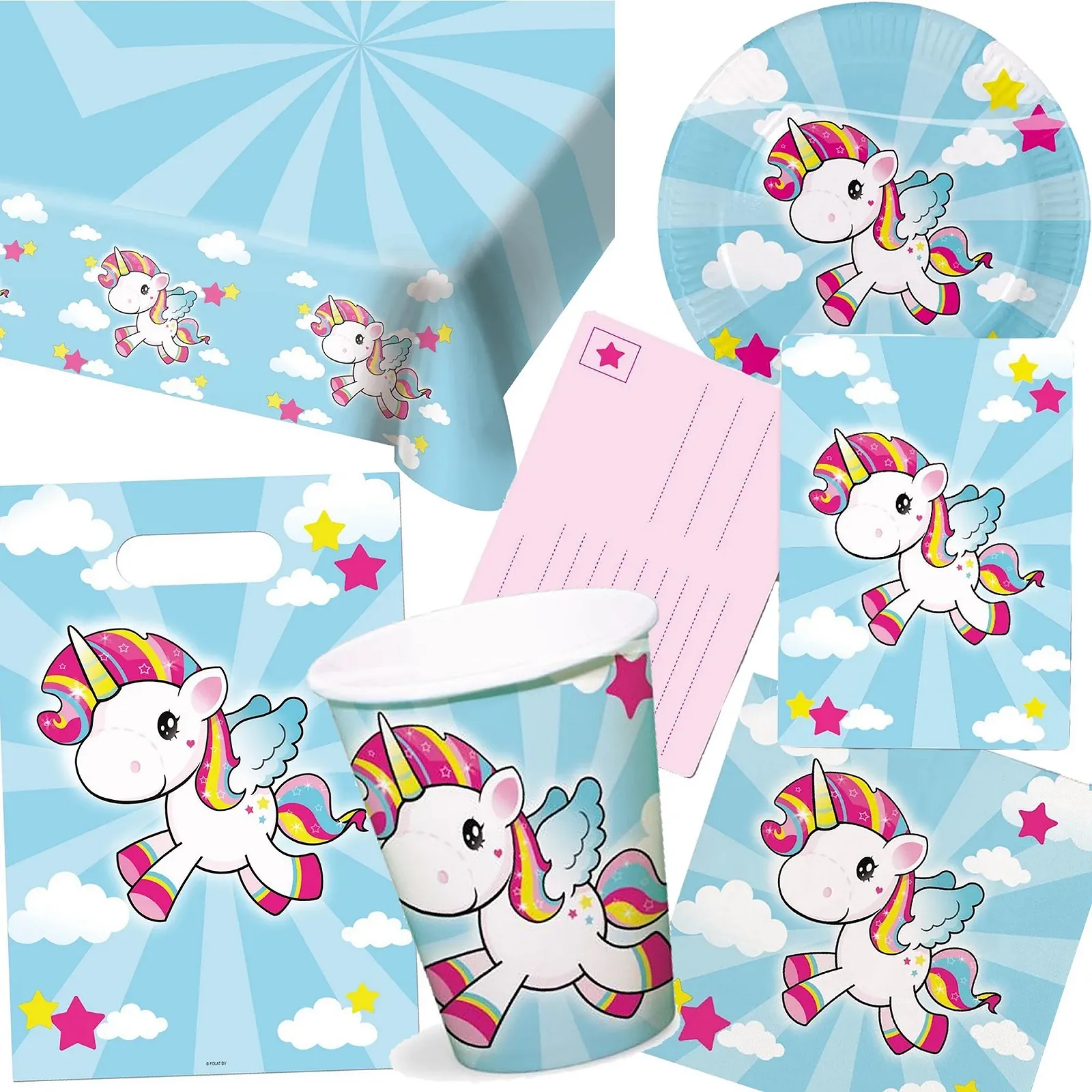 Набір посуду для вечірки Невідомо Baby Unicorn, фото №1