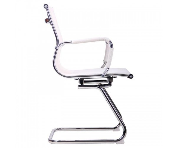 Офісне крісло для відвідувачів Art Metal Furniture Slim Net CF XH-633C білий 513581, фото №2