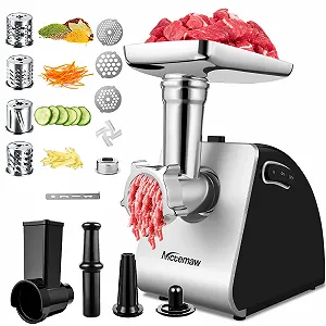 Мясорубка электрическая 2000 W Серебристая - Фото 1