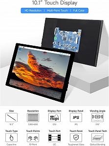 Портативный монитор Waveshare 10.1" HD IPS 60 Гц synthetic.ua - Фото 1