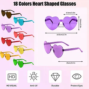 Солнцезащитные очки Сердце BNWRRCVKE Разноцветные 18 пар цена на synthetic.ua - Фото 1 Солнцезащитные очки Сердце BNWRRCVKE Разноцветные 18 пар synthetic.ua - Фото 1