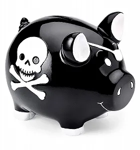 Скарбничка-порося Mousehouse Gifts Пірат synthetic.ua - Фото 1