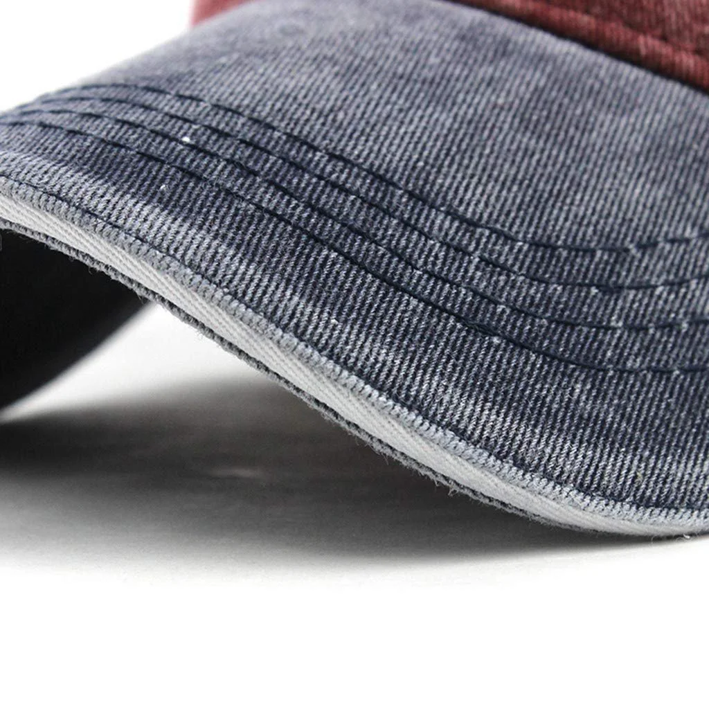 Бейсболка хлопковая вышитая высокая регулируемая для подростков, фото №7