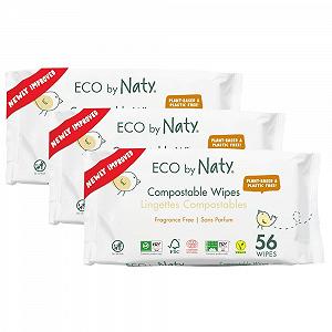Серветки Naty by Nature Babycare Eco Wet 168 шт - Фото 1