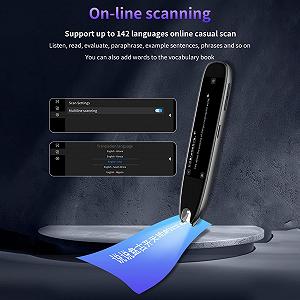 Ручка для перевода 3.7-дюймовый сенсорный экран Smart Pen Scan с 142 онлайн языками / Голосовой перевод / Оффлайн перевод для путешествий, бизнеса, офиса и т. д. synthetic.ua - Фото 1