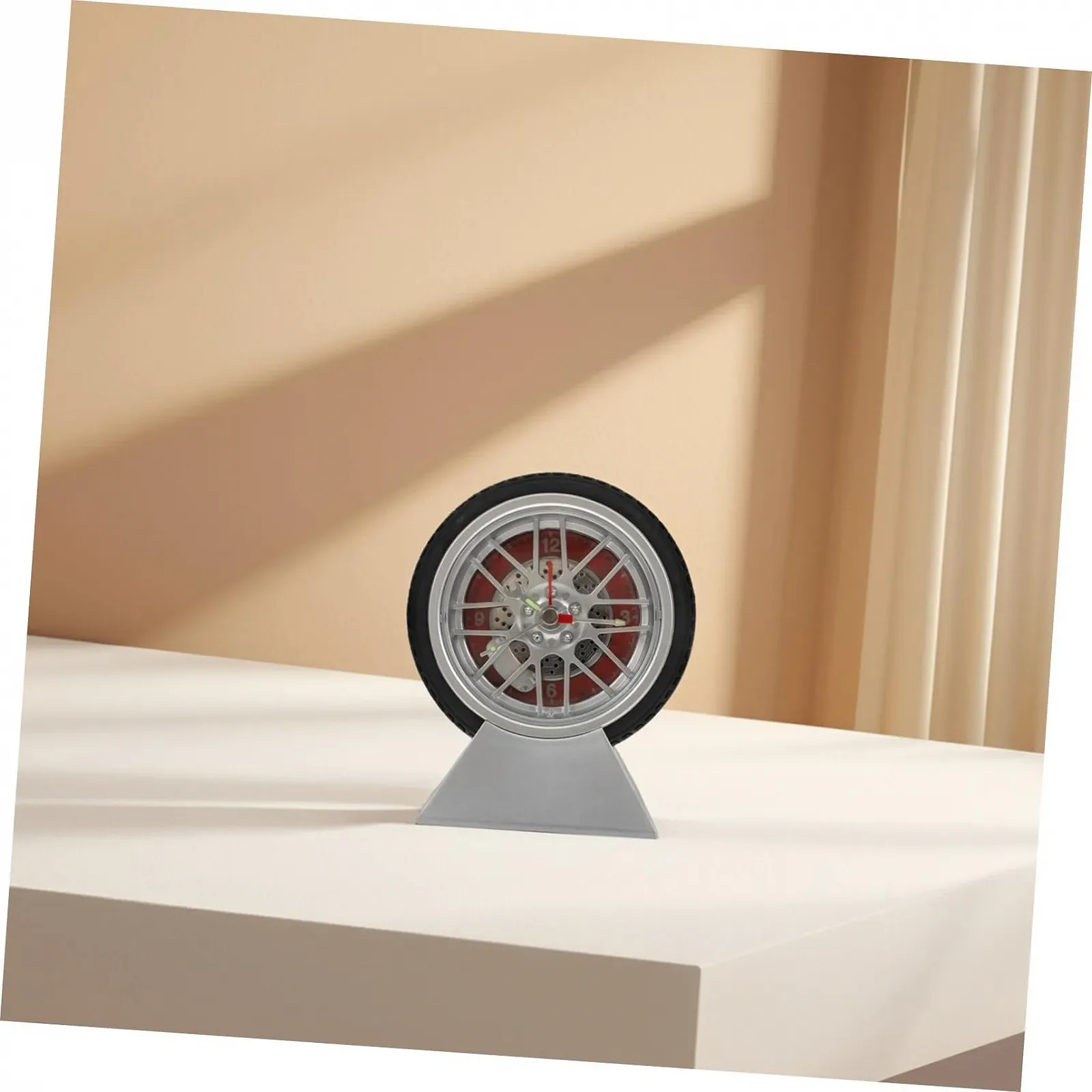 Настольные часы PartyKindom в виде автомобильной шины, ABS, фото №6