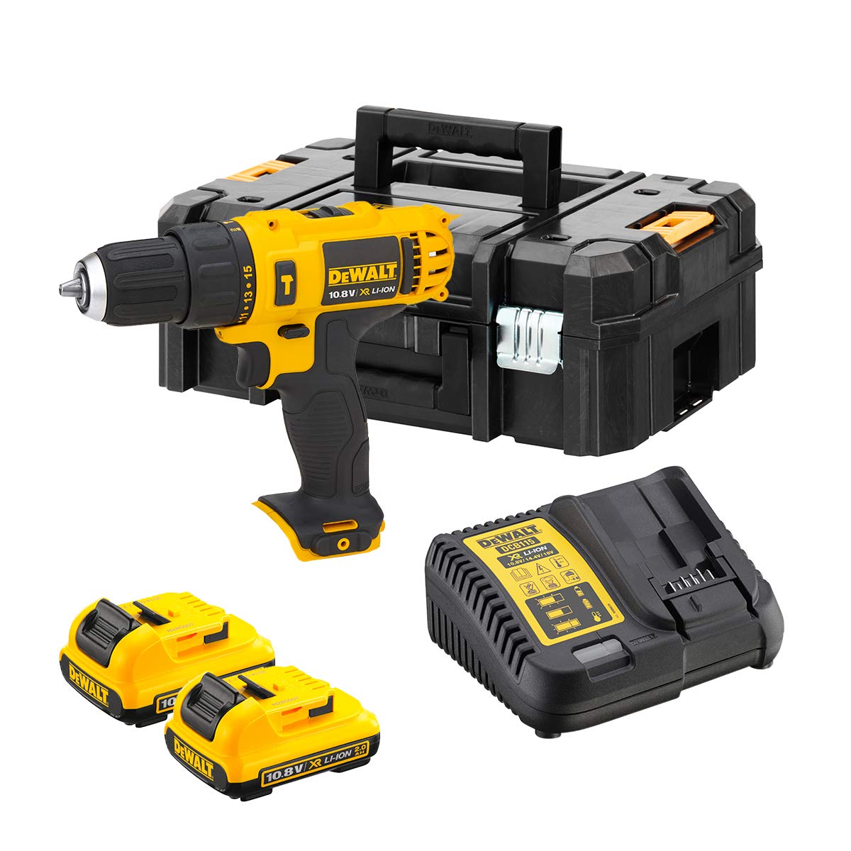 Дриль Шуруповерт Dewalt DCD716D2 Чорний/Жовтий, фото №1 Дриль Шуруповерт Dewalt DCD716D2 Чорний/Жовтий, фото №1