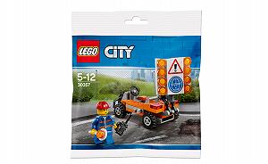 Детский конструктор LEGO City Работник дорожной службы (30357) - Фото 1