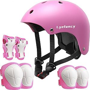 Дитячий Шолом Lyefancy з комплектом захисту - Фото 1