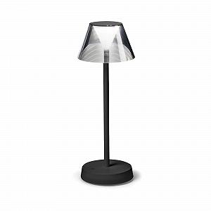 Настільна лампа Ideal Lux LOLITA з інтегрованим LED регульована чорна з вимикачем 3000 K IP54 - Фото 1