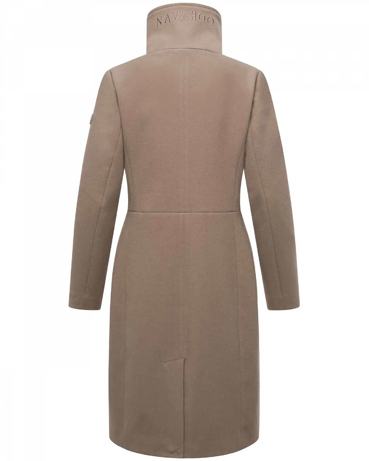 Жіноча перехідна куртка Navahoo у вовняному вигляді з асиметричним коміром і водонепроникною блискавкою, фото №3