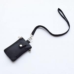 Гаманець CHENSPRX Minimalist RFID Blocking з вікном для ID водостійкий на блискавці з ремінцем та брелоком GreenOnion + DarkGreen synthetic.ua - Фото 1