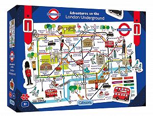 Купить Пазл Gibsons Adventures on The London Underground 250 XL деталей - Фото 1 Пазл Gibsons Adventures on The London Underground 250 XL деталей - Фото 1