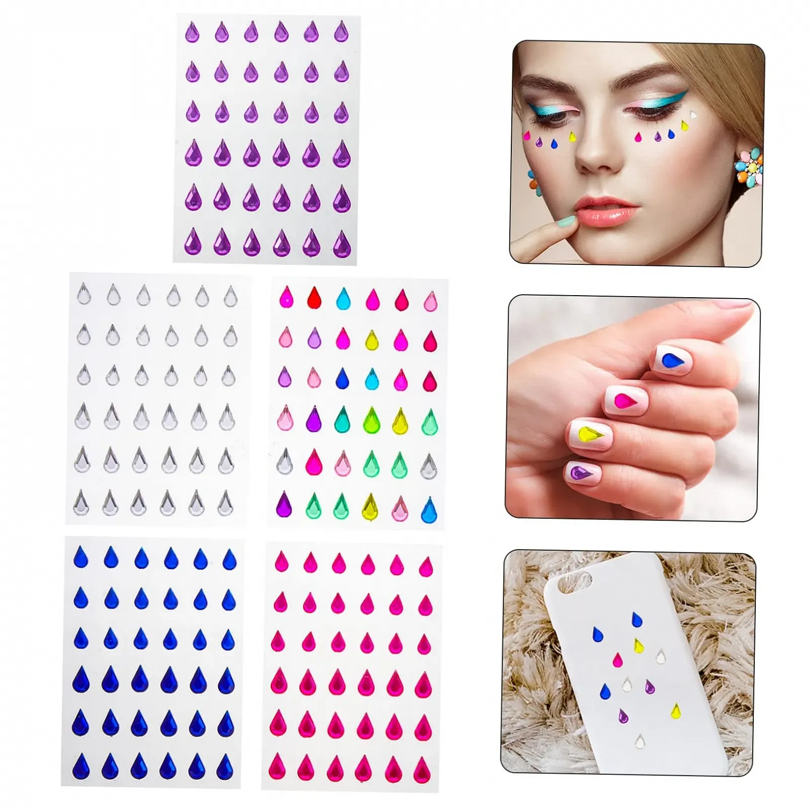 Наклейки для ногтей и лица minkissy, 25 листов, фото №2