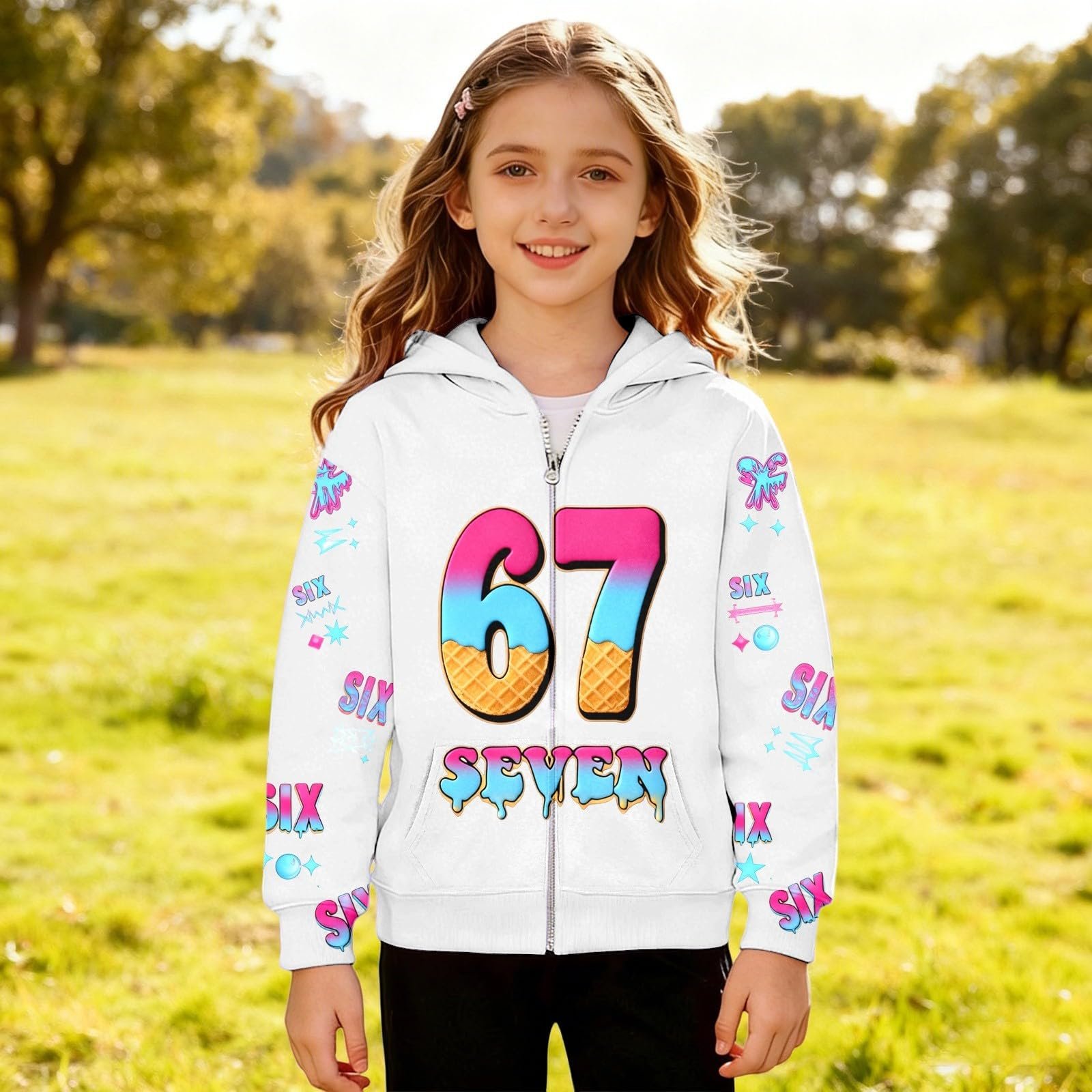 Толстовка дитяча тепла з капюшоном, Повсякденна мода, фото №4