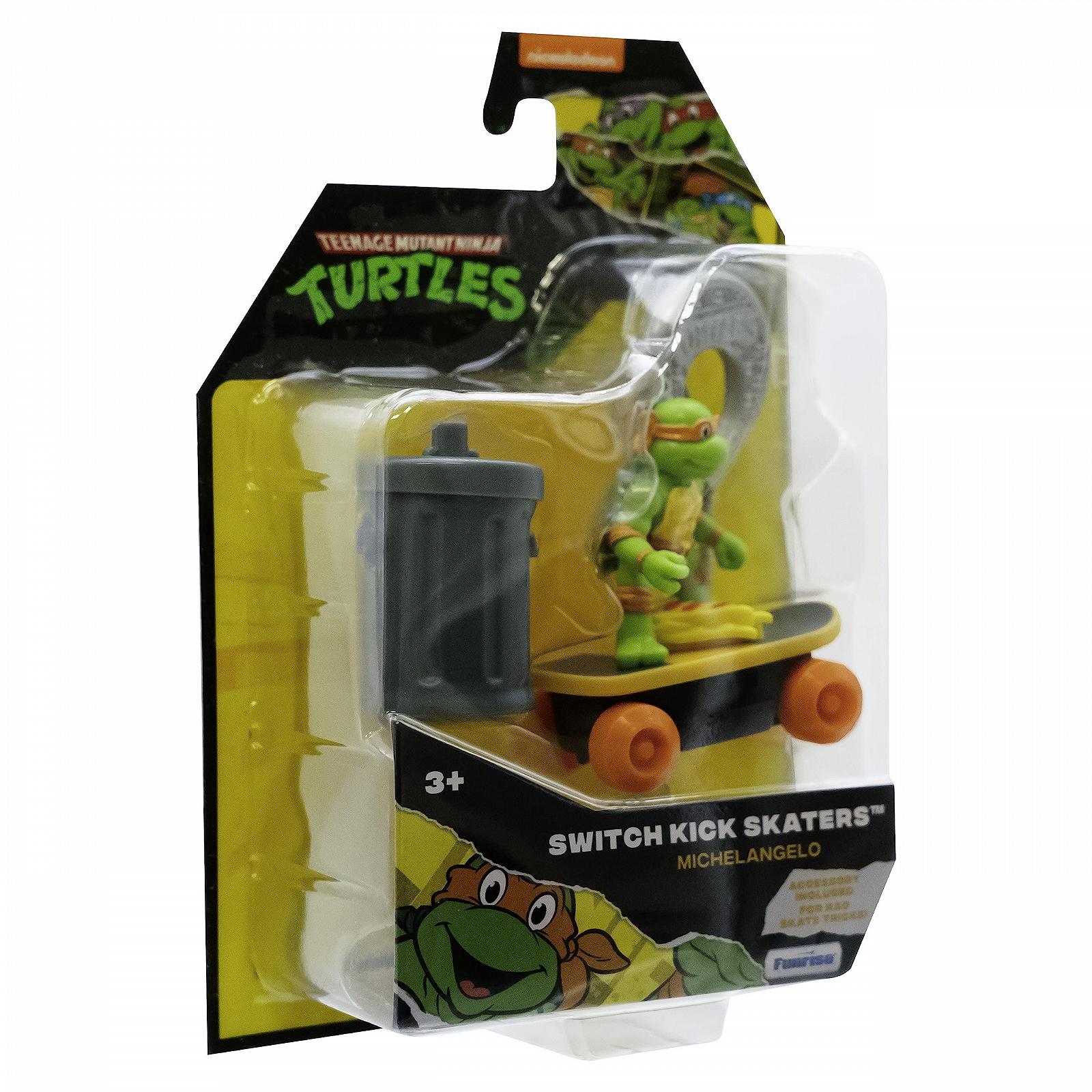 Фігурка Teenage Mutant Ninja Turtles Michelangelo Switch Kick Skater Michaelangelo Classic, фото №9